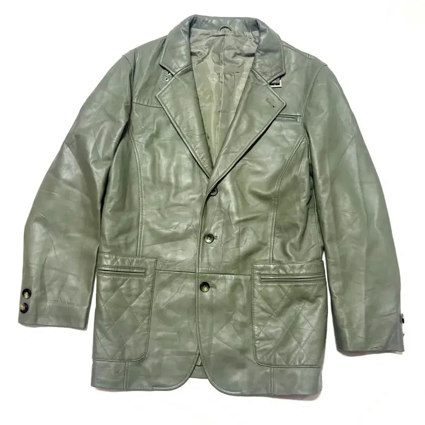 [BUNJANG] Imagine Studio Leather Blazer / Imagine Studio - 레더 블레이저