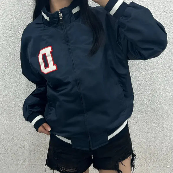 [BUNJANG] Doosan Bears Baseball Jacket / 두산 베어스 베이스볼 점퍼