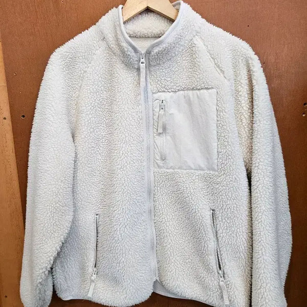 [BUNJANG] Giordano Fleece Zip-up Jacket / 지오다노 뽀글이 집업 (FI28-01)