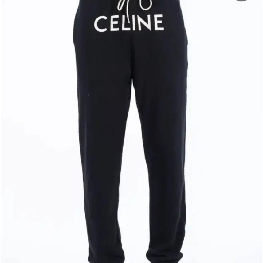 [BUNJANG] Celine Logo Training Pants Black / 셀린느 로고 트레이닝 팬츠 블랙
