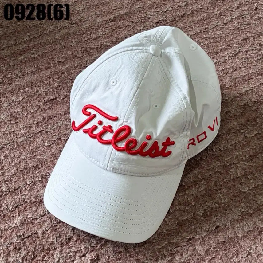 [BUNJANG] Titleist Golf Cap White / 타이틀리스트 골프캡 흰색 0928
