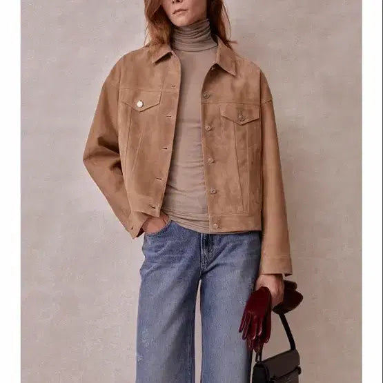 [BUNJANG] Ors Suede Jacket Small / 오르-스웨이드 자켓 스몰