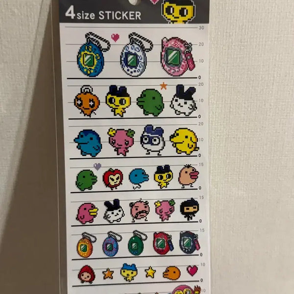 [BUNJANG] Tamagotchi Pixel Stickers / 다마고치 픽셀 스티커