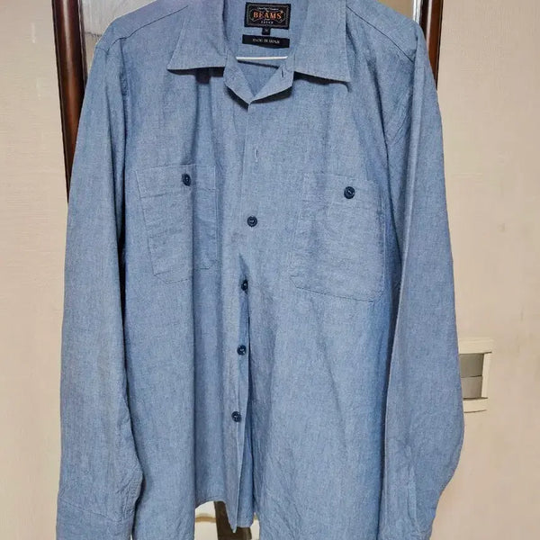 [BUNJANG] Beams Plus Chambray Shirt Medium / 빔즈플러스 샴브레이셔츠 m 사이즈