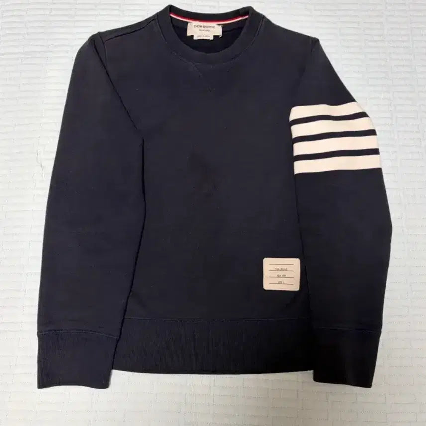 [BUNJANG] Thom Browne Navy Sweatshirt Size 1 / 톰브라운 네이비 맨투맨 1사이즈