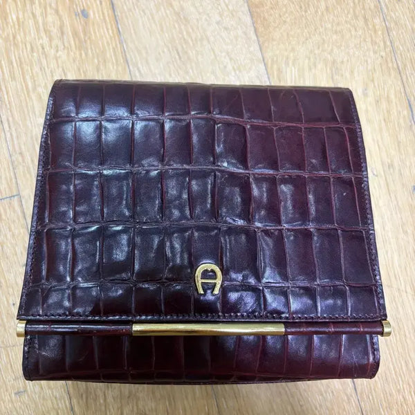 [BUNJANG] Aigner Munich Leather Bag / 아이그너 munich 가죽 가방