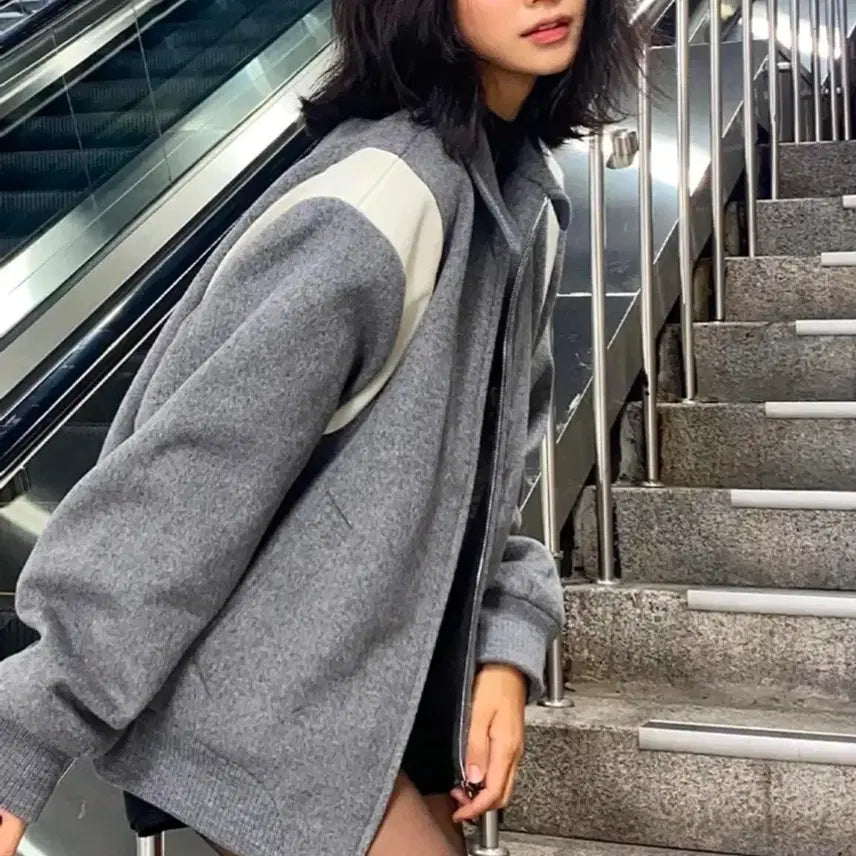 [BUNJANG] Ben Sherman Colorblock Wool Varsity Jacket / 배색 울 바시티