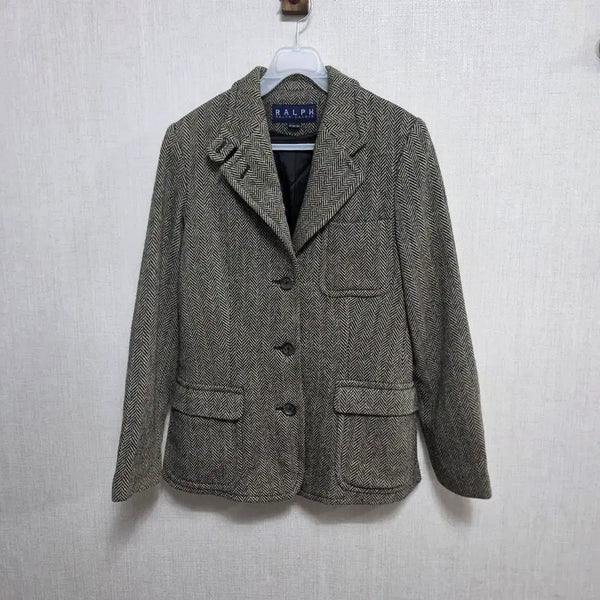 [BUNJANG] Ralph Lauren Herringbone Tweed Jacket / 랄프로렌 헤링본 트위드 자켓