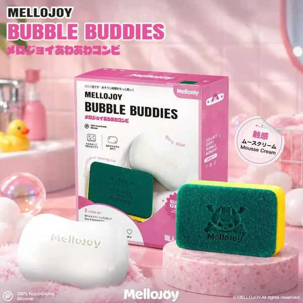 [BUNJANG] Mellojoy Sponge & Soap Set / Mellojoy 멜로조이 스펀지 & 비누 세트