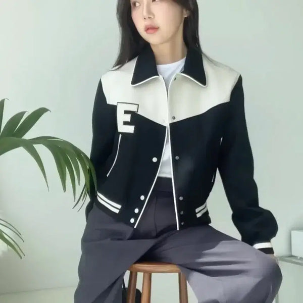 [BUNJANG] Bitnalyeong Stadium Jacket Black F / 빛날영 엔오르 스타디움 자켓 블랙 F