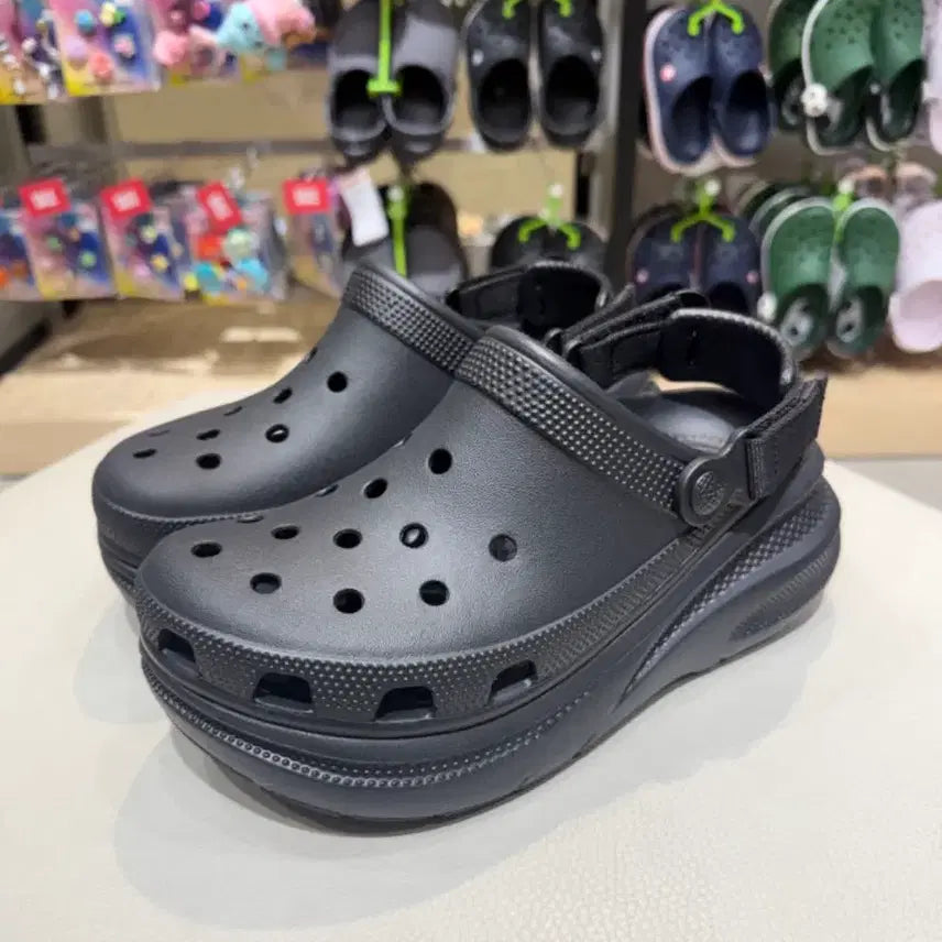 [BUNJANG] Crocs New Crush Clog Black / 크록스 뉴 크러쉬 클로그 (New Crush Clog) 새상품