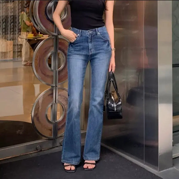 [BUNJANG] HAWA Etoile Bootcut Denim - Midnight Blue (XS, Basic Length) / 하와 HAWA 에뚜왈 부츠컷 데님 미드나잇블루(XS,베이직)