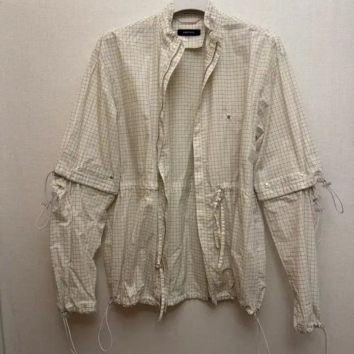[BUNJANG] PORTVEL Grid Check Utility Jacket / PORTVEL 포트벨 그리드 체크 유틸리티 자켓 / JAPAN