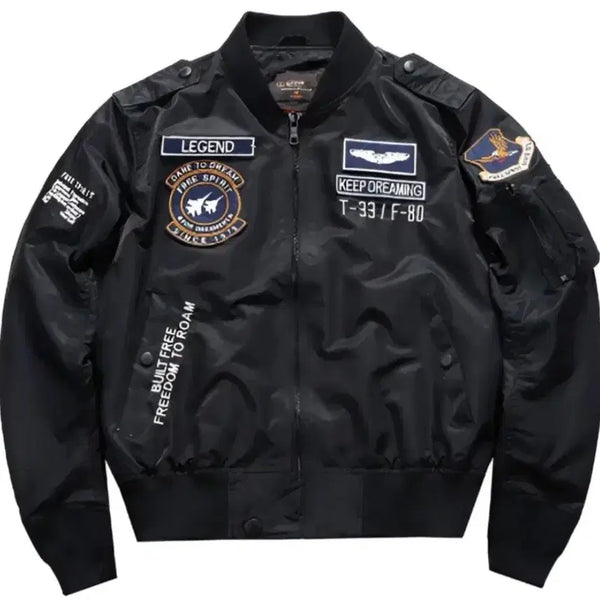 [BUNJANG] MA-1 Bomber Jacket Rider Jacket / MA-1 블루종 항공 점퍼 바람막이 라이더 자켓 남성 110 가을 미군복