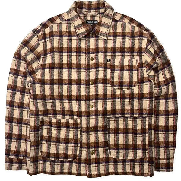 [BUNJANG] M)PASS~PORT Painter Flannel Shirt Jacket / M)PASS~PORT 페인터 플란넬 셔츠 자켓