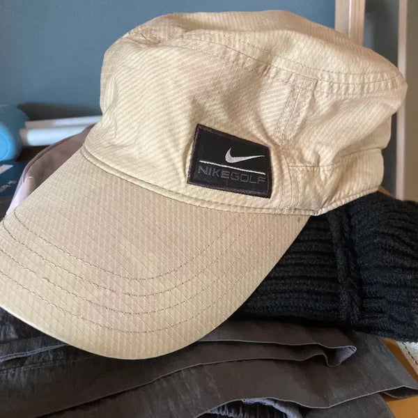 [BUNJANG] Nike Beige Vintage Millennium Cap / 나이키 베이지 빈티지 캡 y2k 밀레니엄 깔 군인 모자 갸루