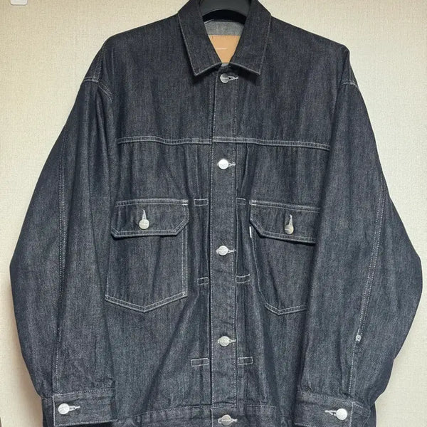 [BUNJANG] Graphpaper Colorfast Denim Jacket / [1]그라프페이퍼 컬러패스트 데님자켓 팝니다