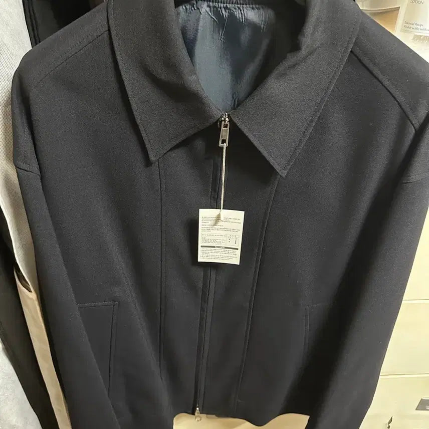 [BUNJANG] L'AVOINE Wool Blouson Jacket Dark Navy / [M] 르아브 울 블루종 자켓 다크네이비