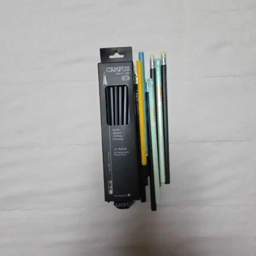 [BUNJANG] Campus Pencil Set (12 Pencils) / 캠퍼스 연필 세트 12자루