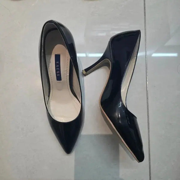 [BUNJANG] Sera Black Stiletto Heels / 세라 블랙 스틸레토 힐