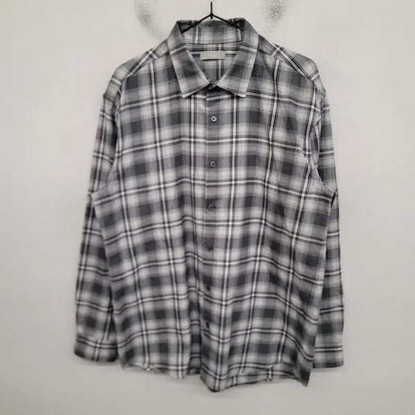 [BUNJANG] Project M Checkered Shirt L / [100/L] 프로젝트엠 체크 셔츠