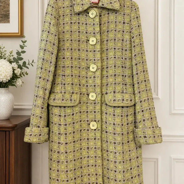 [BUNJANG] IMK Tweed Wool Coat / IMK 트위드 울 코트