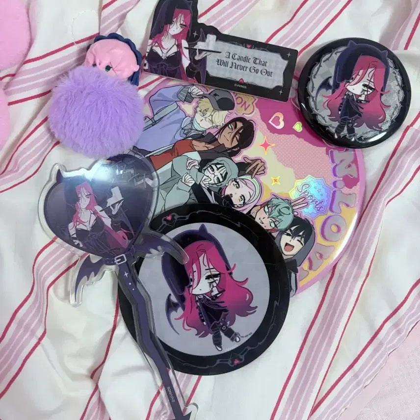 [BUNJANG] Alien Stage Mijjin Devil Goods Acrylic Badge Bundle Set / 에일리언스테이지 미지 악마 굿즈 아크릴 뱃지 등 일괄