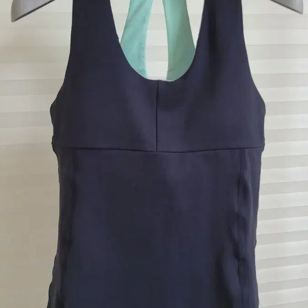 [BUNJANG] Navy Mint Yoga Bra Top / 네이비 민트 요가복 브라탑