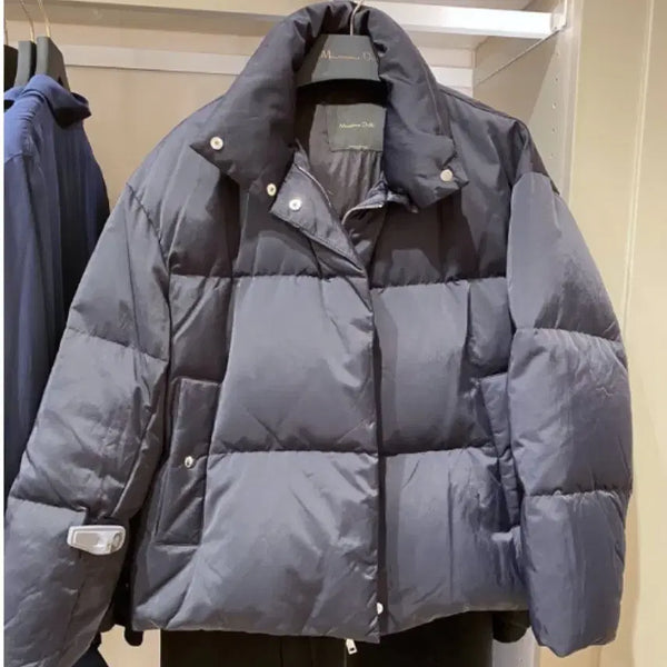 [BUNJANG] Massimo Dutti Satin Women's Padded Jacket / 마시모두띠 새틴 여성패딩