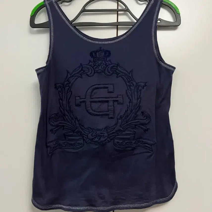 [BUNJANG] Navy Sleeveless Top / 네이비 나시