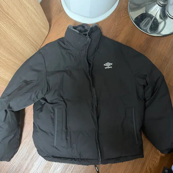 [BUNJANG] Umbro Padded Jumper Black / 엄브로 패딩 점퍼 블랙
