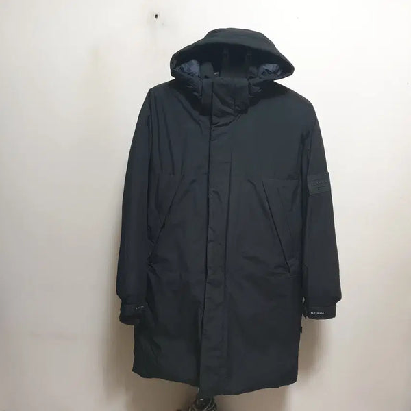 [BUNJANG] Black Yak Goose Down Quilted Parka Long Jacket - Size 100 / 블랙야크 거위털누빔야상롱자켓/100