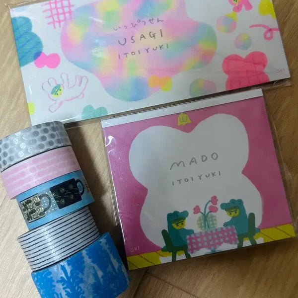 [BUNJANG] MT Masking Tape & Yuki Ito Memo Pad Bundle / MT마테 표현사 메모지 롤드페인트 유키이토메모지 미도리