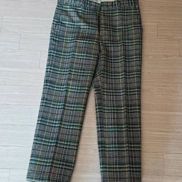 [BUNJANG] MSGM Wool Check Trousers Size 48 / MSGM 울 체크 팬츠