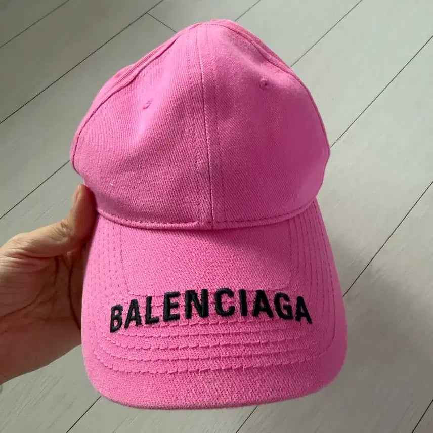 [BUNJANG] Balenciaga Cap Hat Pink / 대구 더현대 구매)발렌시아가 캡 모자 핑크