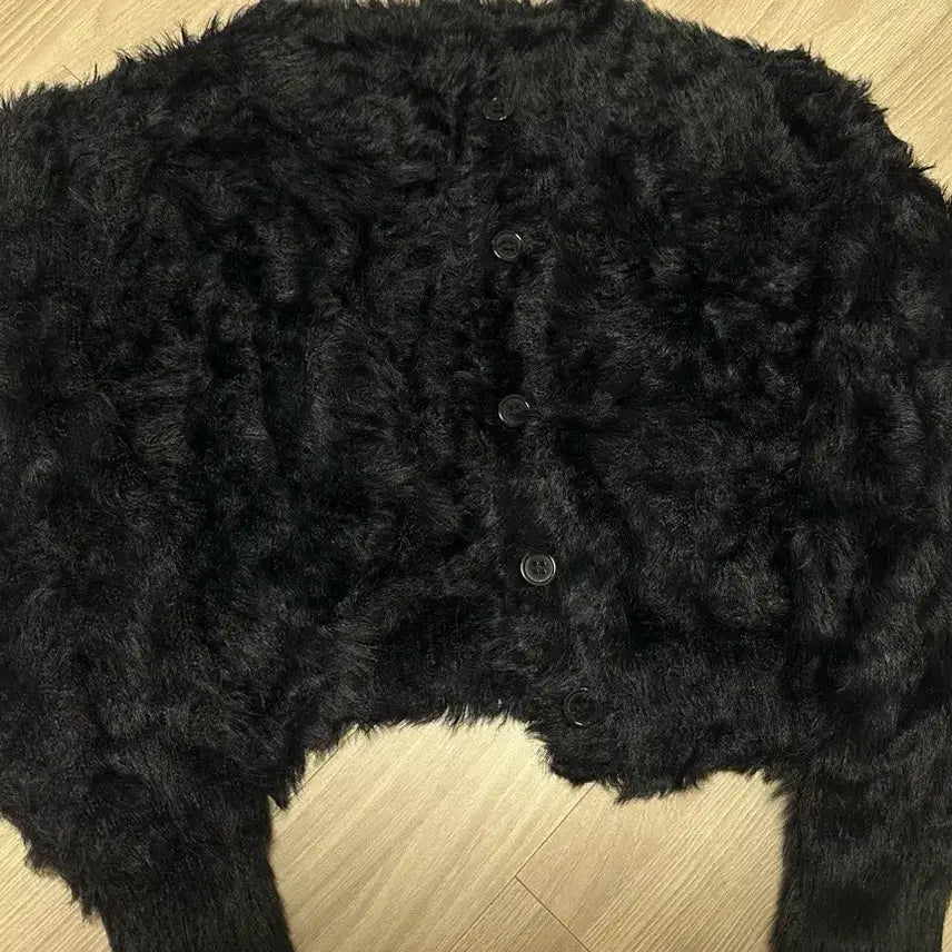 [BUNJANG] Angora Crop Cardigan / 앙고라 크롭 가디건