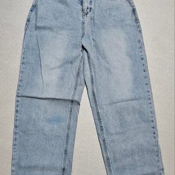 [BUNJANG] TOFFEE Light Blue Wide Denim Pants / TOFFEE 연청 와이드 데님팬츠