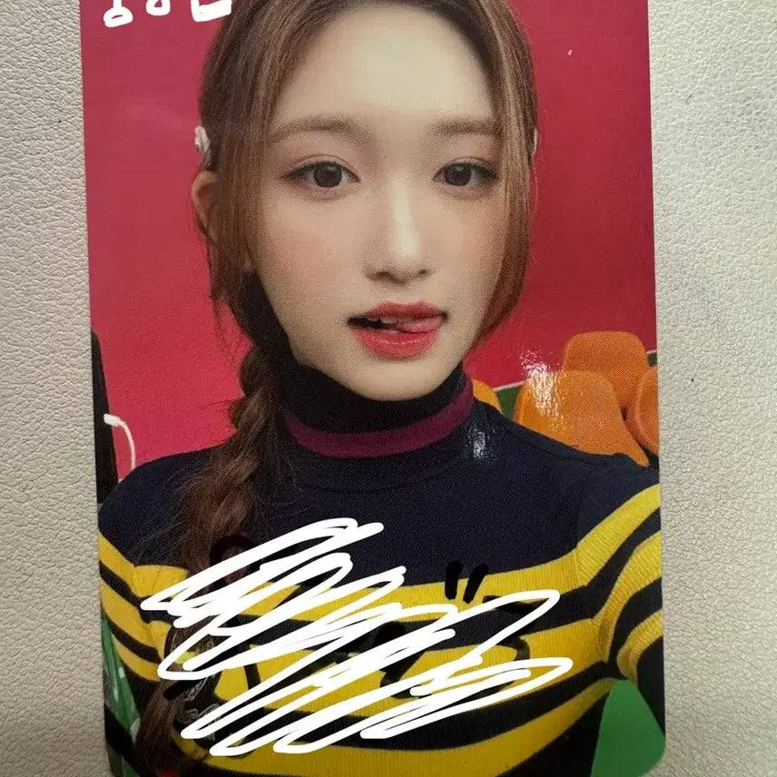 [BUNJANG] IVE Wonyoung Signed Photocard / 아이브 이서 싸인 포카 양도