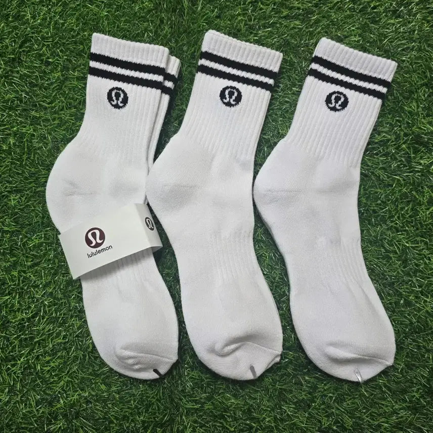 [BUNJANG] Lululemon Double-Layered Socks (6 Pairs) / 룰루레몬 양말 이중바닥