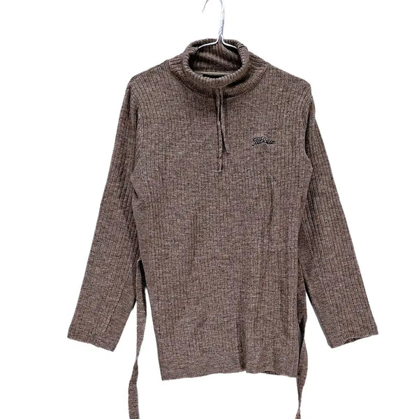 [BUNJANG] Titleist 95 Classic Windproof Knit Top Brown / 타이틀리스트 95 클래식한 방풍니트티 브라운 03177