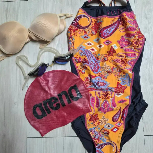 [BUNJANG] Elle & Arena Swimwear Bundle Set / 수영복 /수경/수모 일괄판매 (상태좋음)
