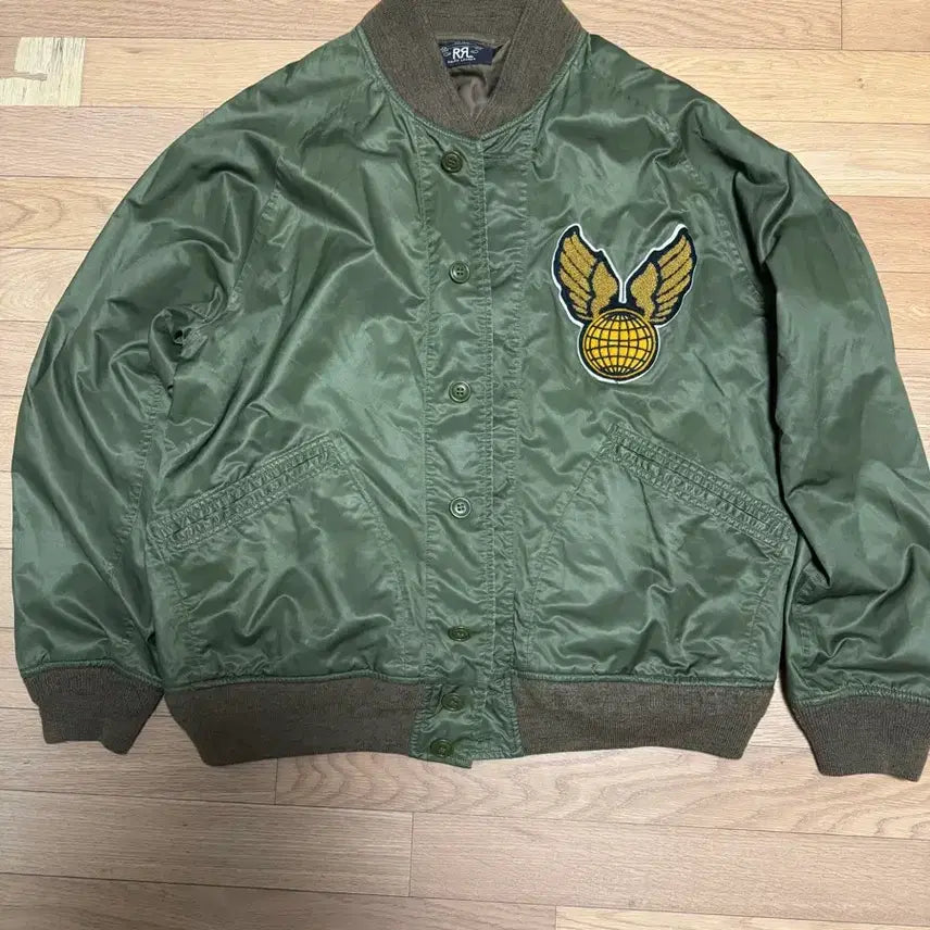 [BUNJANG] RRL Shield Patch Bomber Jacket XXL / rrl 방패패치 봄버 자켓 xxl