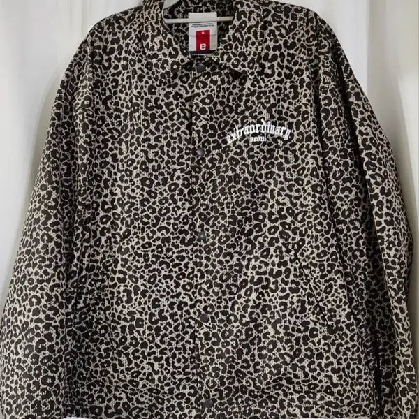 [BUNJANG] Extraordinary Leopard Coach Jacket / 엑스트라오디너리 레오파드 코치 자켓