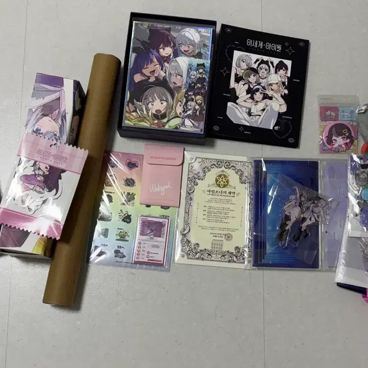 [BUNJANG] MASETDOL Aine Cushion Photocard Bundle Set / 마세돌 아이네 쿠션 이세돌 포카 일괄판매