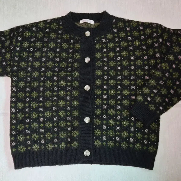 [BUNJANG] Vintage Flower Pattern Cardigan / 빈티지 플라워 패턴 가디건
