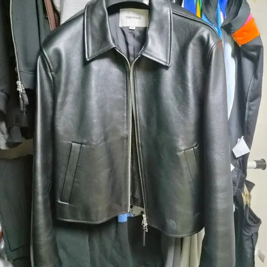 [BUNJANG] TonyWack Leather Jacket / 토니웩 레더자켓