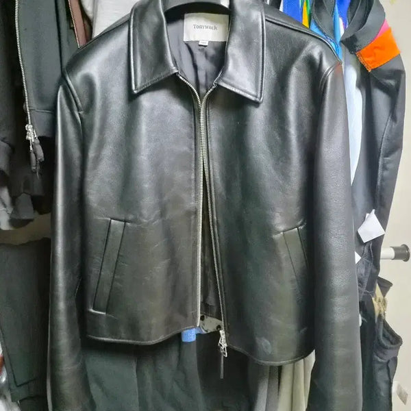 [BUNJANG] TonyWack Leather Jacket / 토니웩 레더자켓