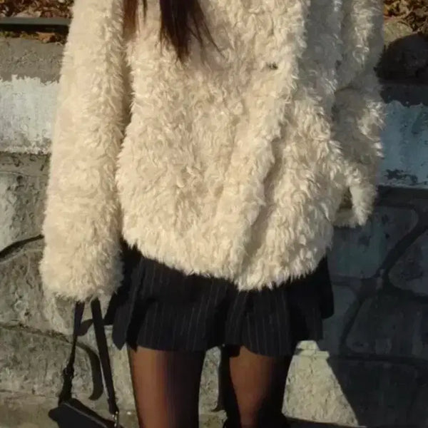 [BUNJANG] Our Cabinet Sheep Fur Jacket / 아워케비넷 sheep fur jacket