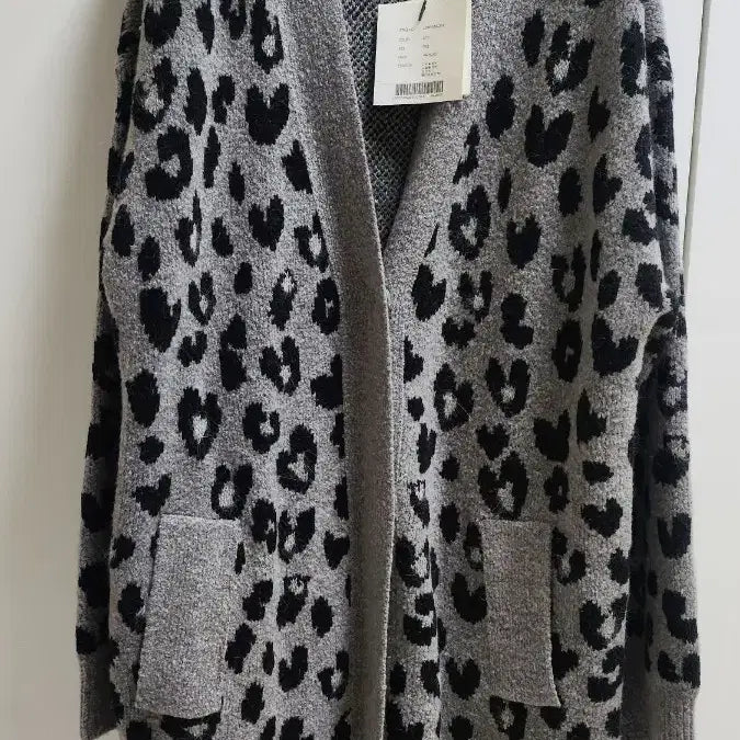 [BUNJANG] Lucky Chouette Leopard Pattern Long Cardigan / (정품)럭키슈에뜨 롱가디건