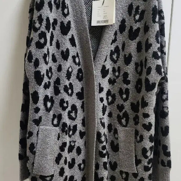 [BUNJANG] Lucky Chouette Leopard Pattern Long Cardigan / (정품)럭키슈에뜨 롱가디건